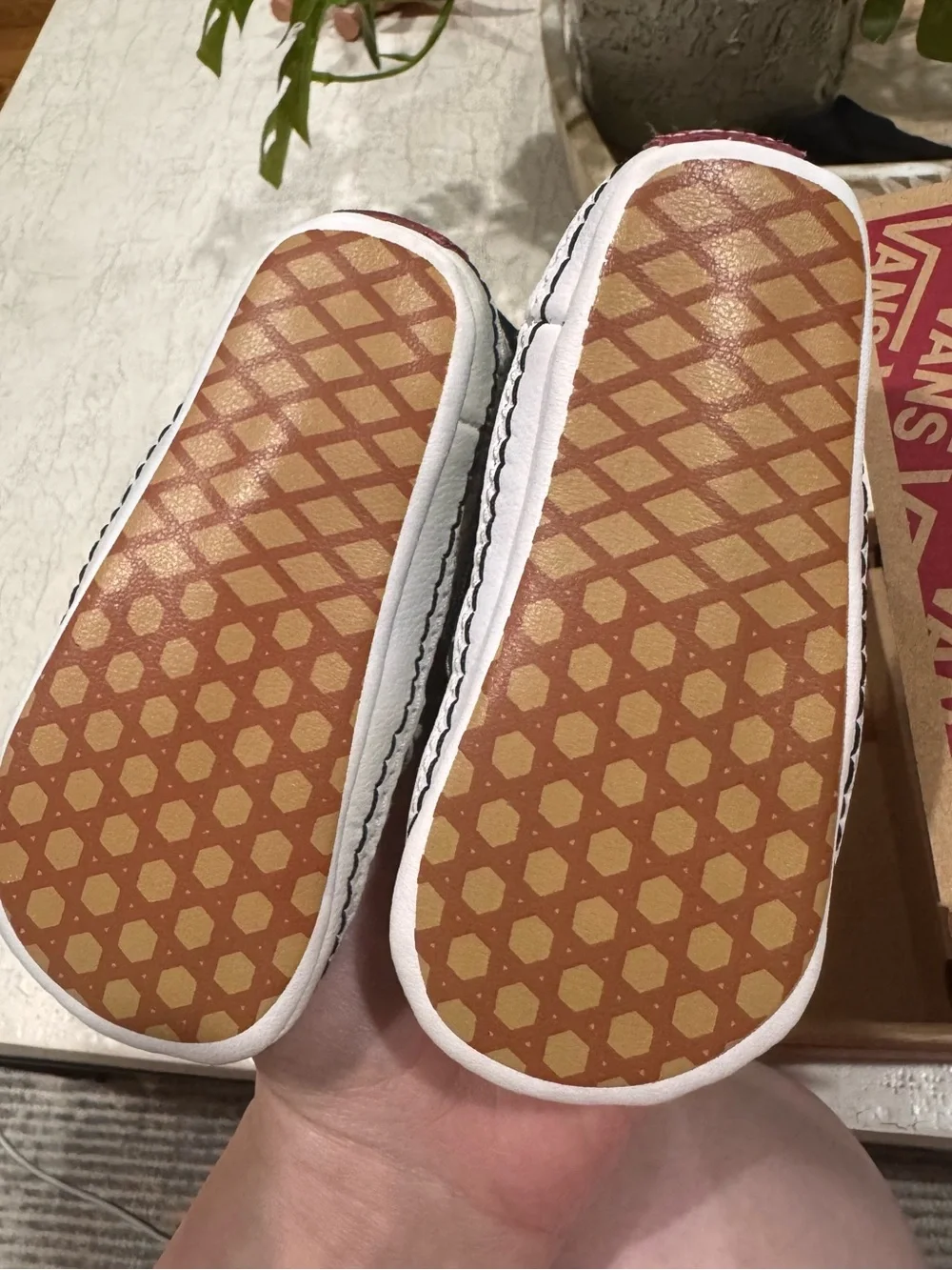 Vans Infant Slip-On V Crib Checkerboard Shoe